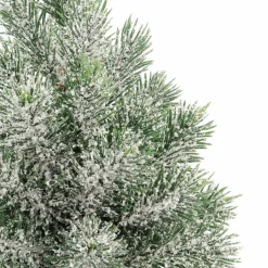 Mini Snow Christmas Tree With Jute Base | 24 Cm