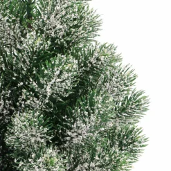 Mini Snow Christmas Tree With Willow Basket | 30 Cm