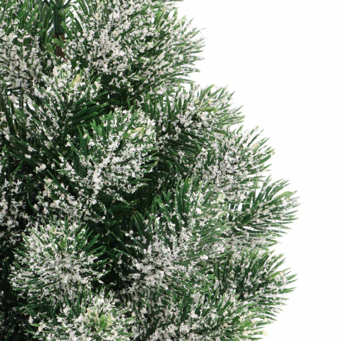 Mini Snow Christmas Tree With Willow Basket | 30 Cm
