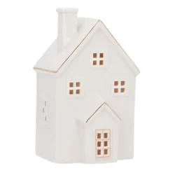 Miniature House | Porcelain | LED Lighting | 20cm