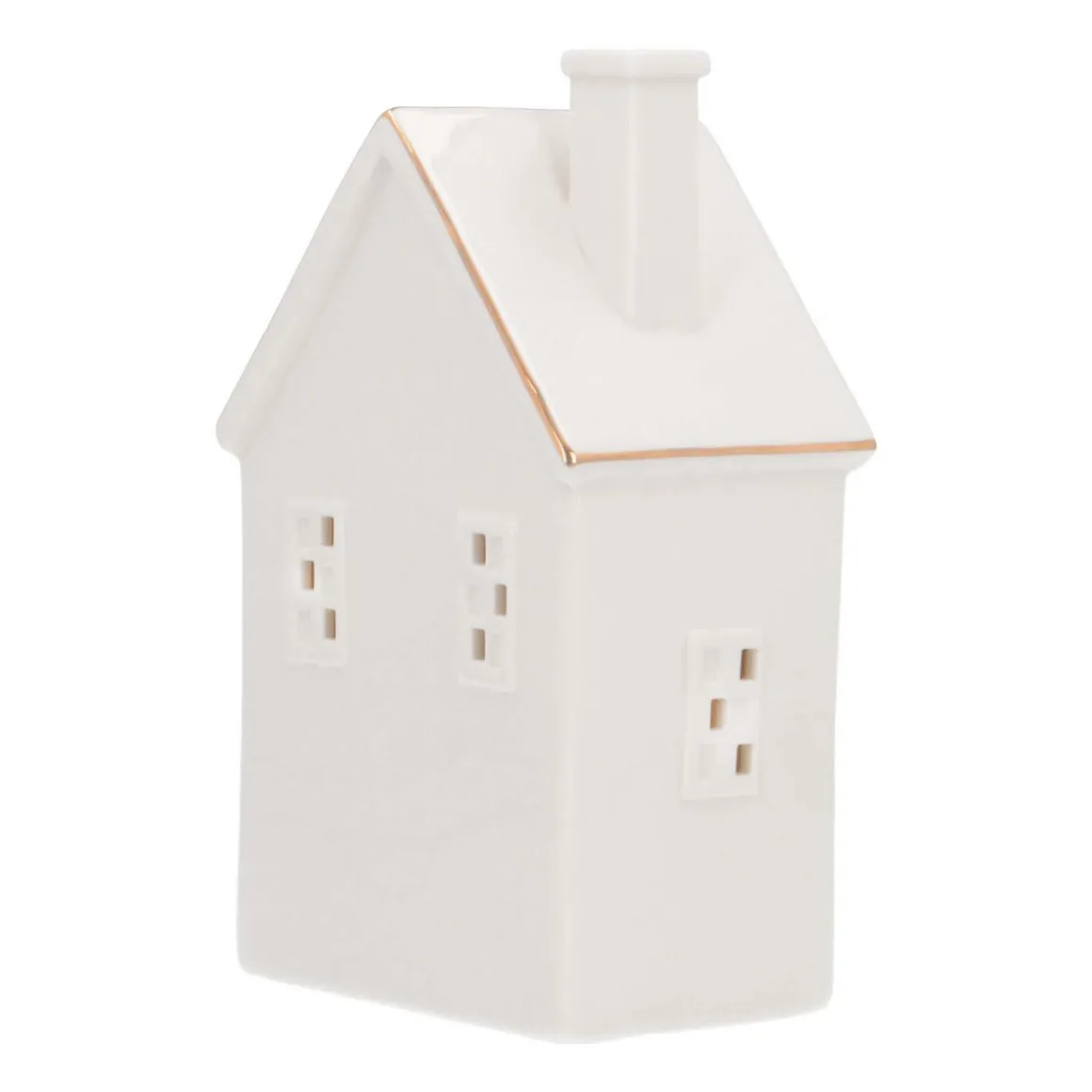 Miniature House | Porcelain | LED Lighting | 20cm