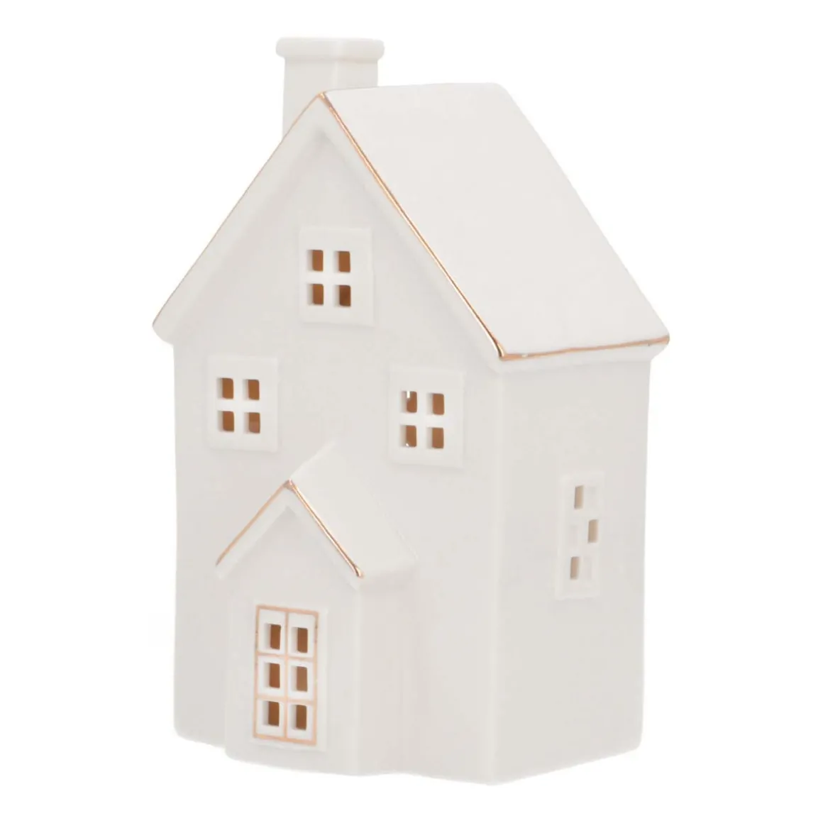 Miniature House | Porcelain | LED Lighting | 20cm