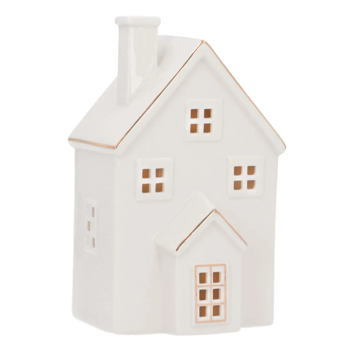 Miniature House | Porcelain | LED Lighting | 20cm