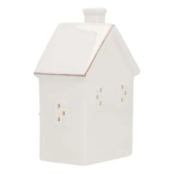 Miniature House | Porcelain | LED Lighting | 16cm