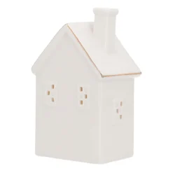 Miniature House | Porcelain | LED Lighting | 16cm