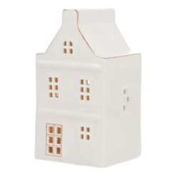 Miniature House | Porcelain | LED Lighting | 17cm
