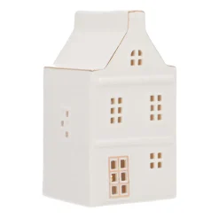 Miniature House | Porcelain | LED Lighting | 17cm