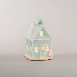 Pastel Gingerbread House With LED Lights