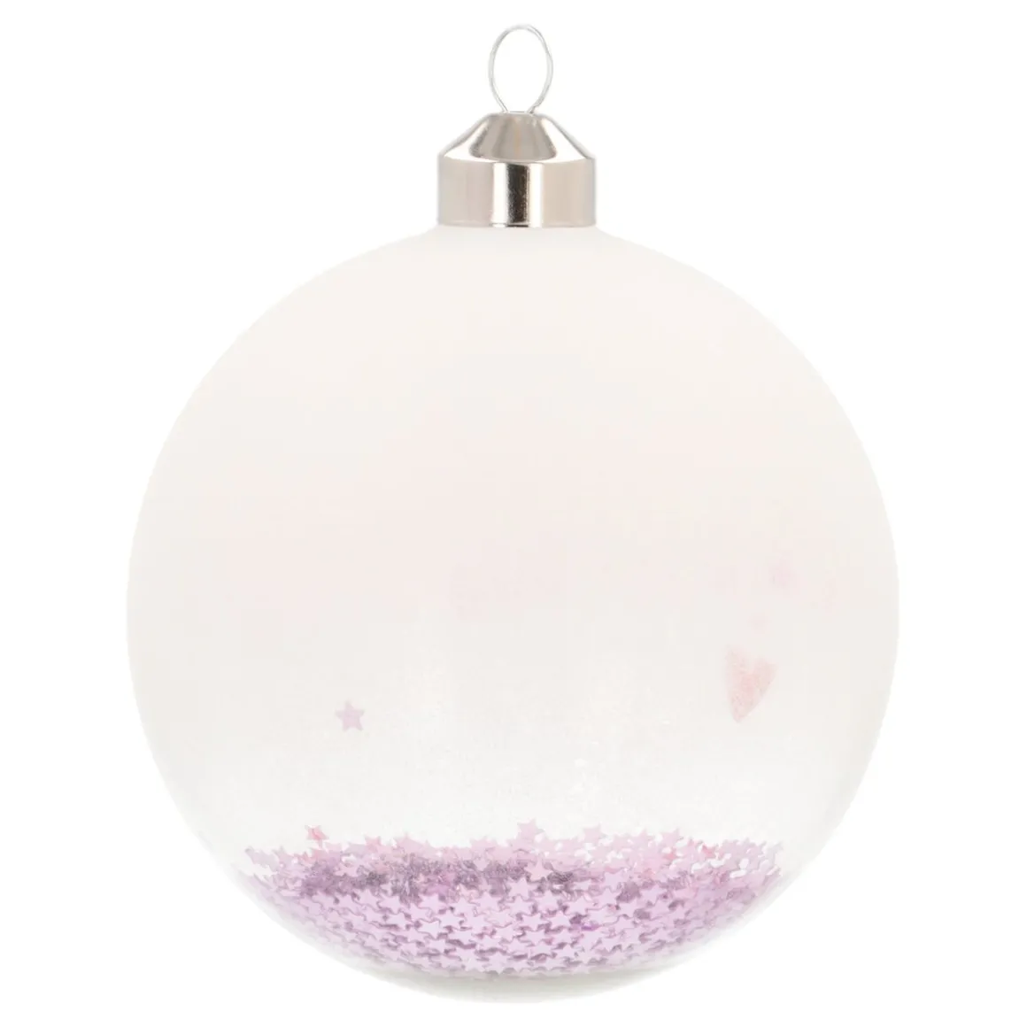 Pink Christmas Bauble 'Baby's First Christmas'
