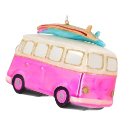 Pink Glass Ornament Hippie Van: For A Summery Christmas