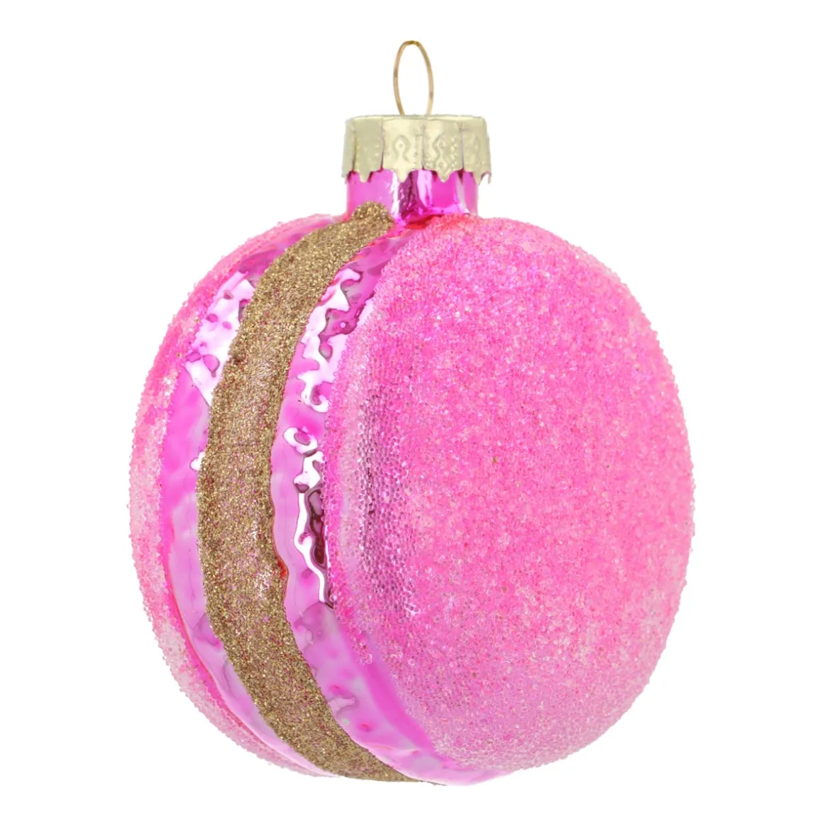 Pink Macaron Christmas Ornament
