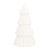 Porcelain Christmas Tree With LED | White | 20 Cm