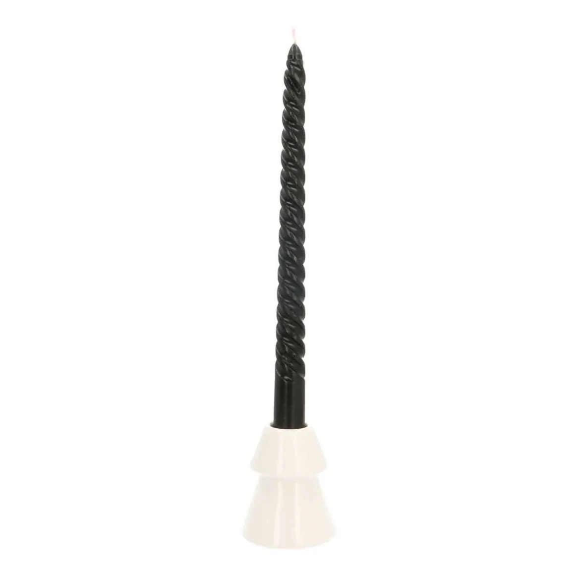 Porcelain Christmas Tree Candle Holder | White | 10 Cm