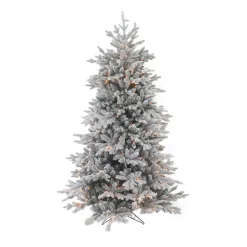 Pre-lit Snowy Christmas Tree Djill Pine 215cm