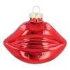Red Glass Mouth Christmas Ornament