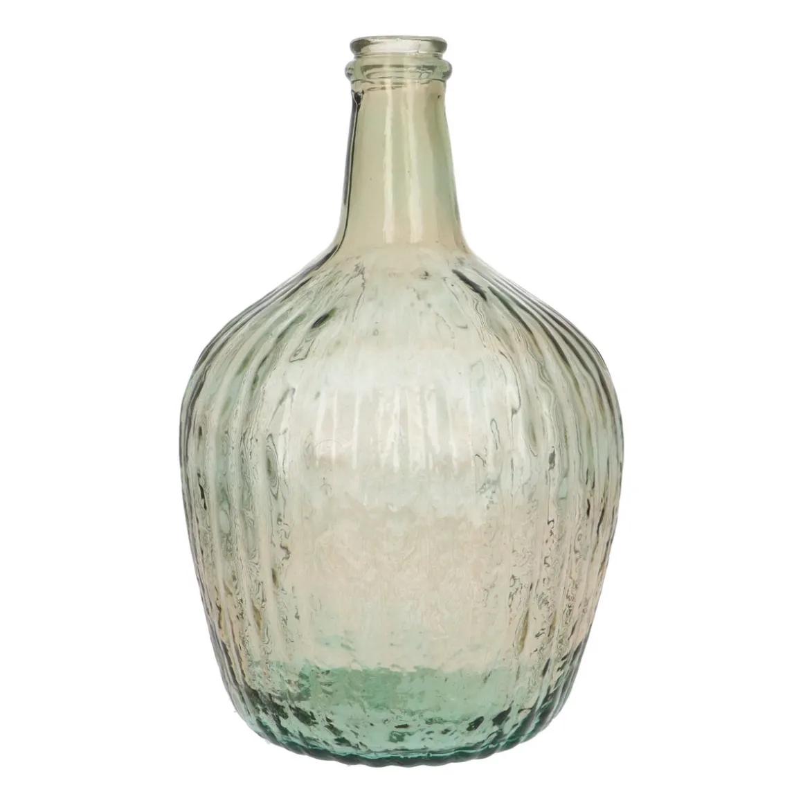 Round Vase From Recycled Glass