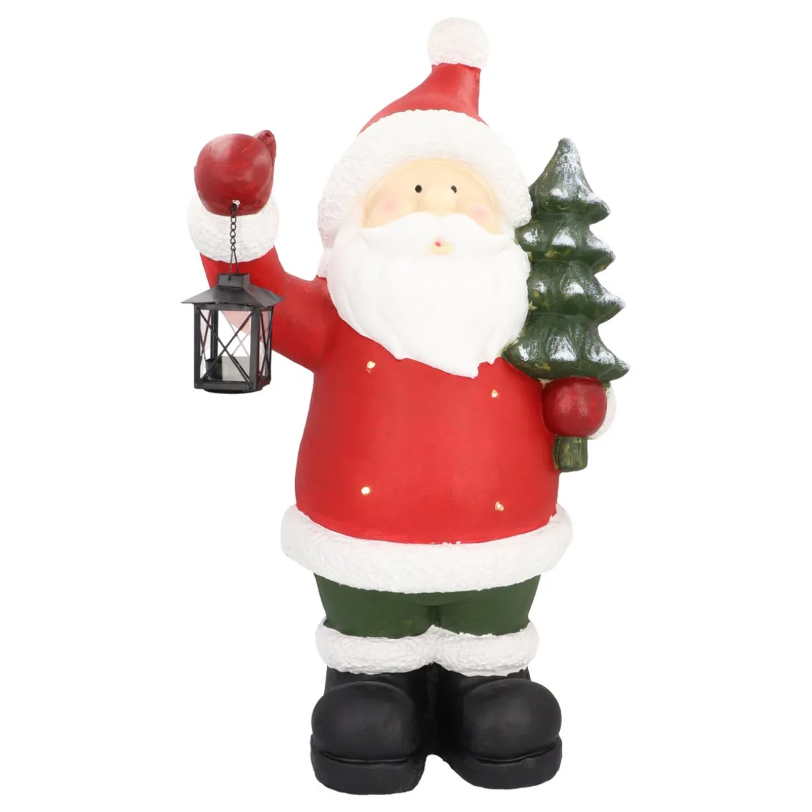 Santa Figurine With A Lantern