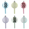 Set Of Lollipop Christmas Ornaments 9cm Pastel Mix