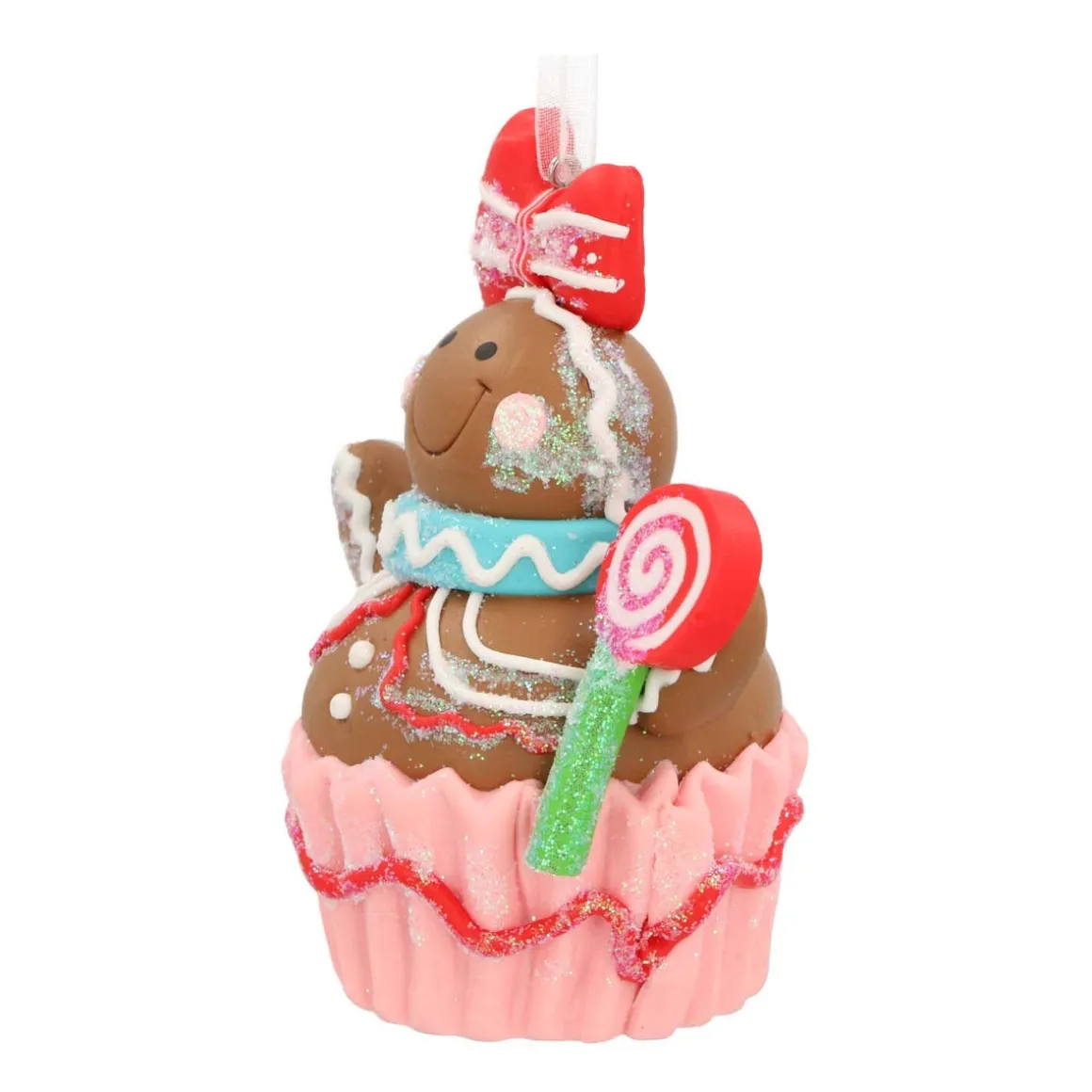Shatterproof Christmas Ornament Gingerbread Woman | 9 Cm