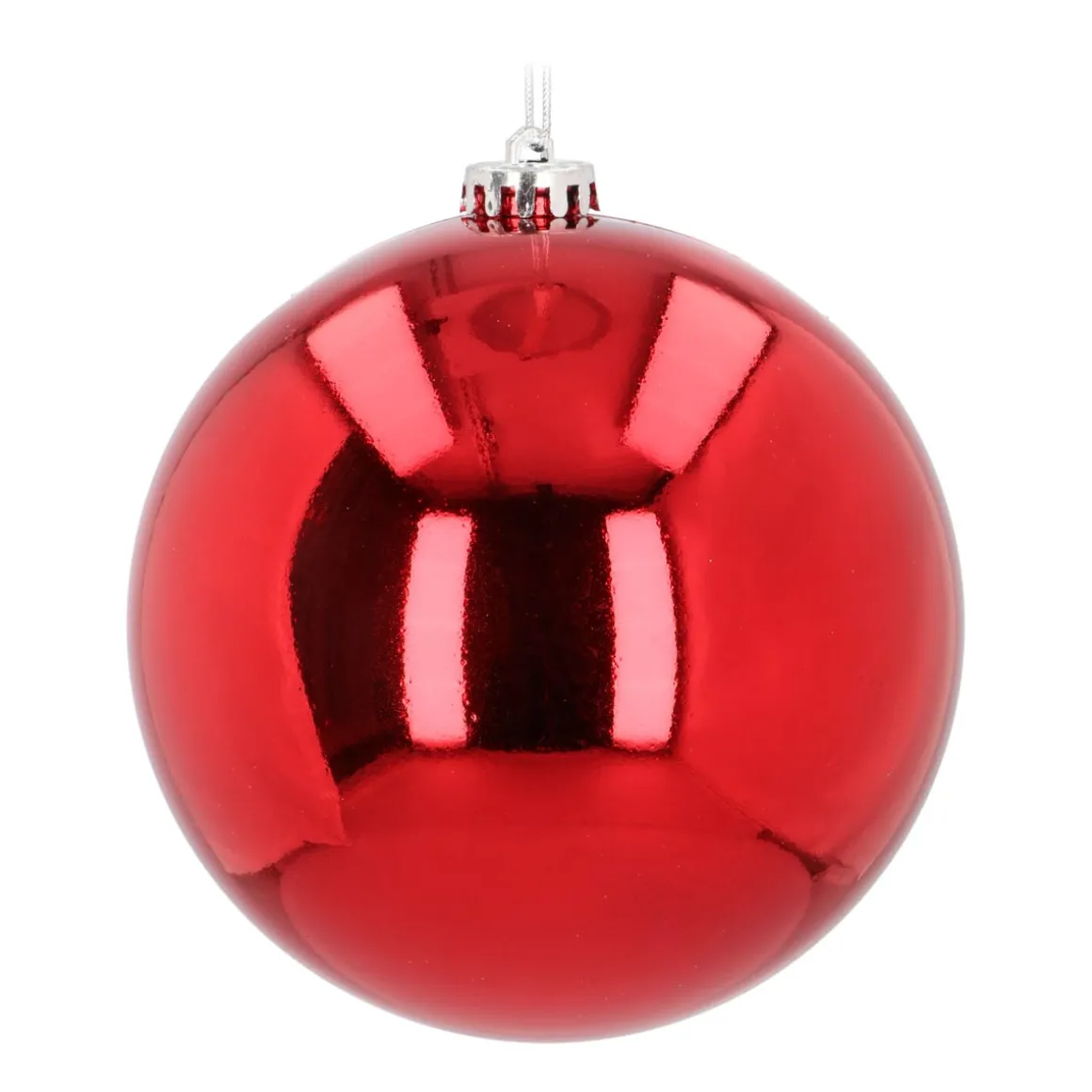 Shatterproof XL Christmas Bauble Red 15 Cm