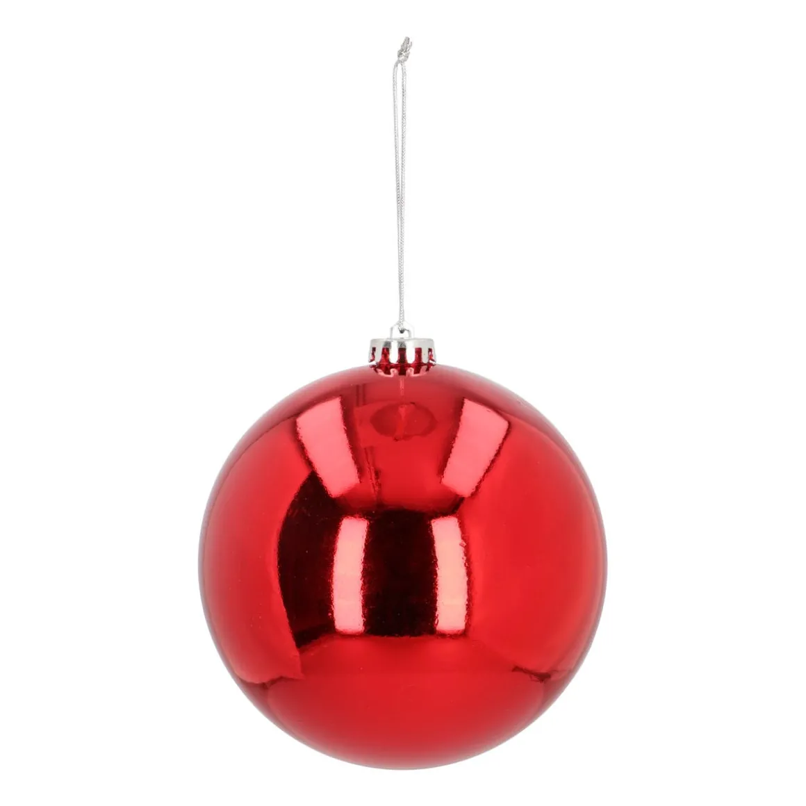 Shatterproof XL Christmas Bauble Red 15 Cm