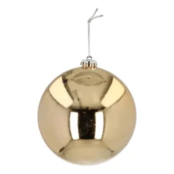 Shatterproof XL Christmas Bauble 15cm Shiny Gold
