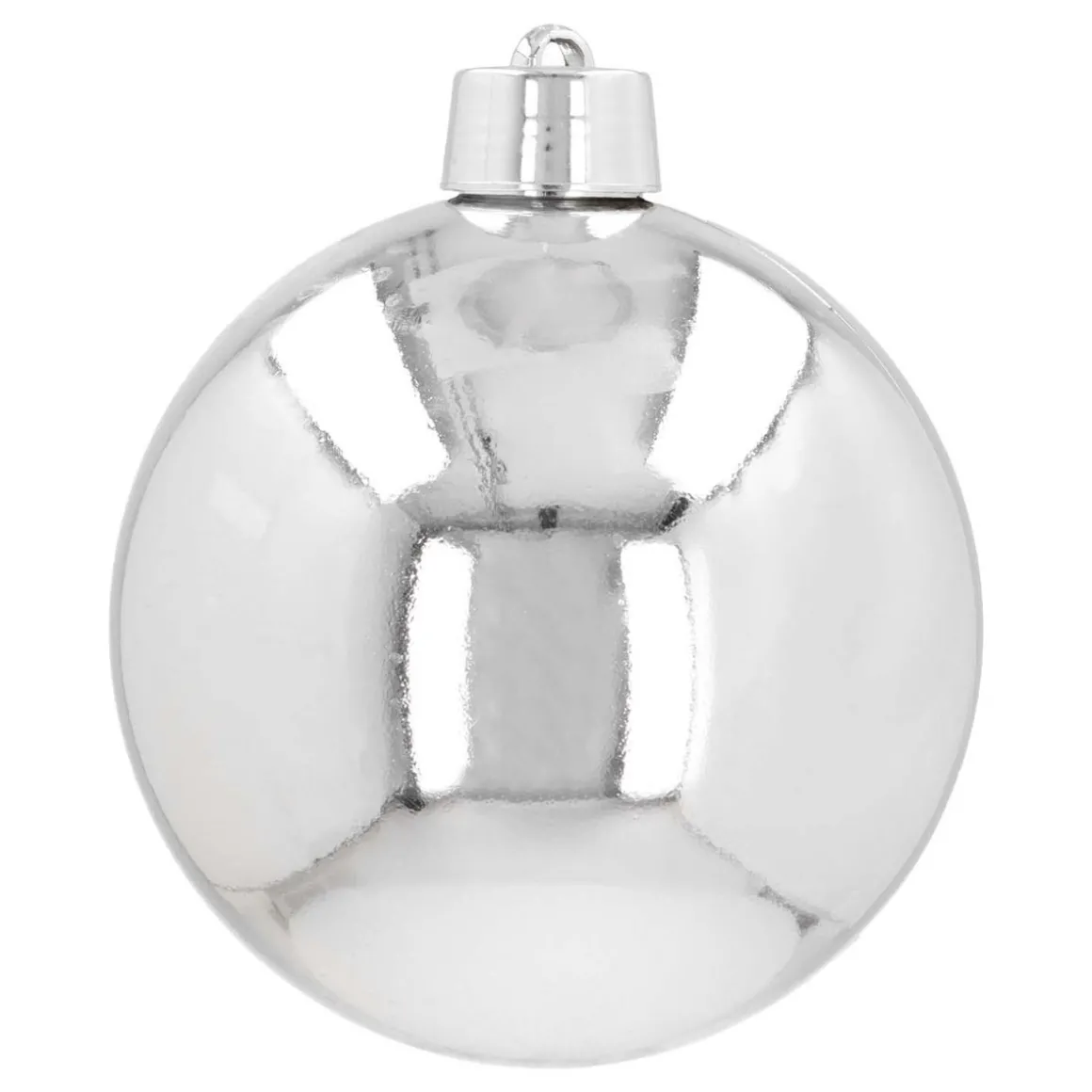 Shatterproof XXL Christmas Bauble Silver 20 Cm