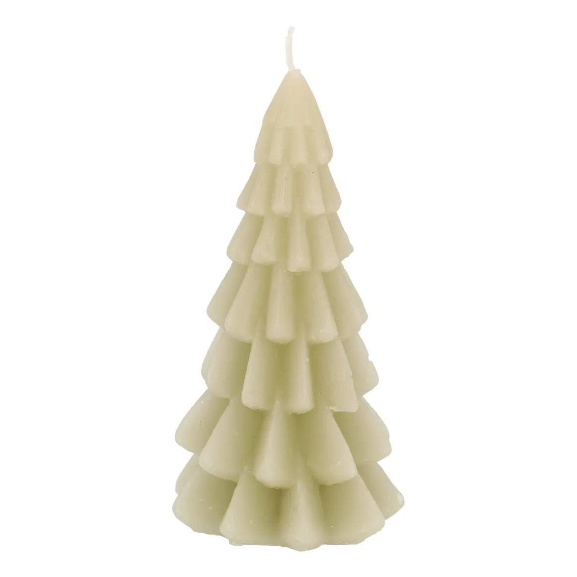 Small 3D Green Christmas Tree Candle
