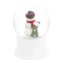 Snow Globe With Snowman | Music | ⌀9cm | 15cm High