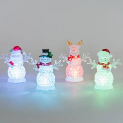 Snowman With Multicolor LED Lights
