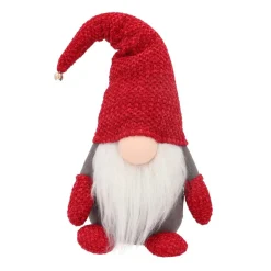 Standing Gnome | Red | Fabric | 42 Cm