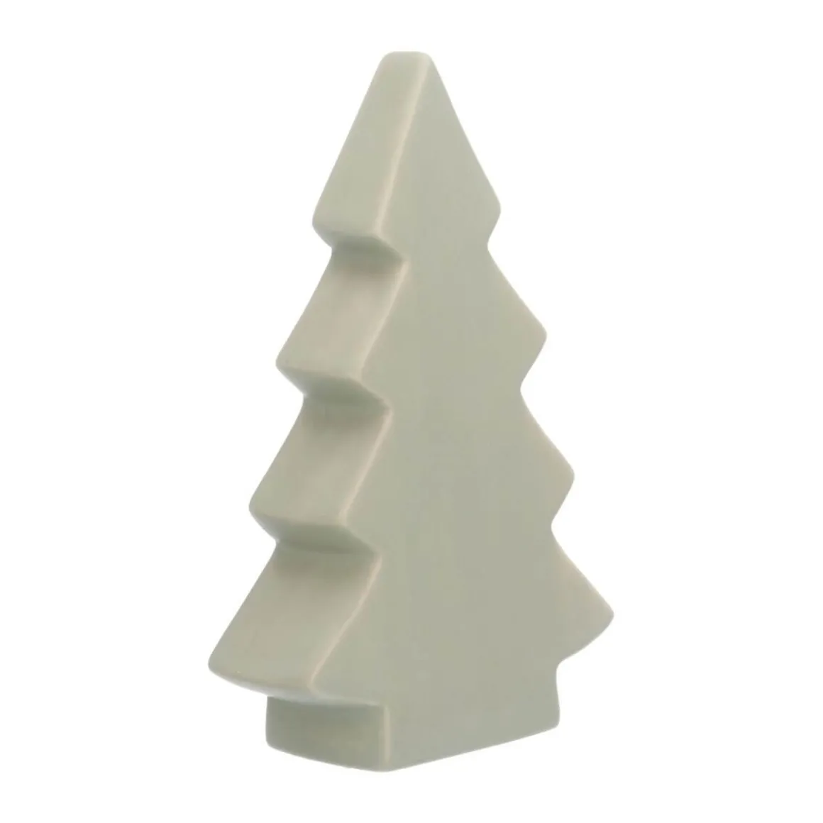 Standing Porcelain Christmas Tree | 16.5 Cm | Matte Green
