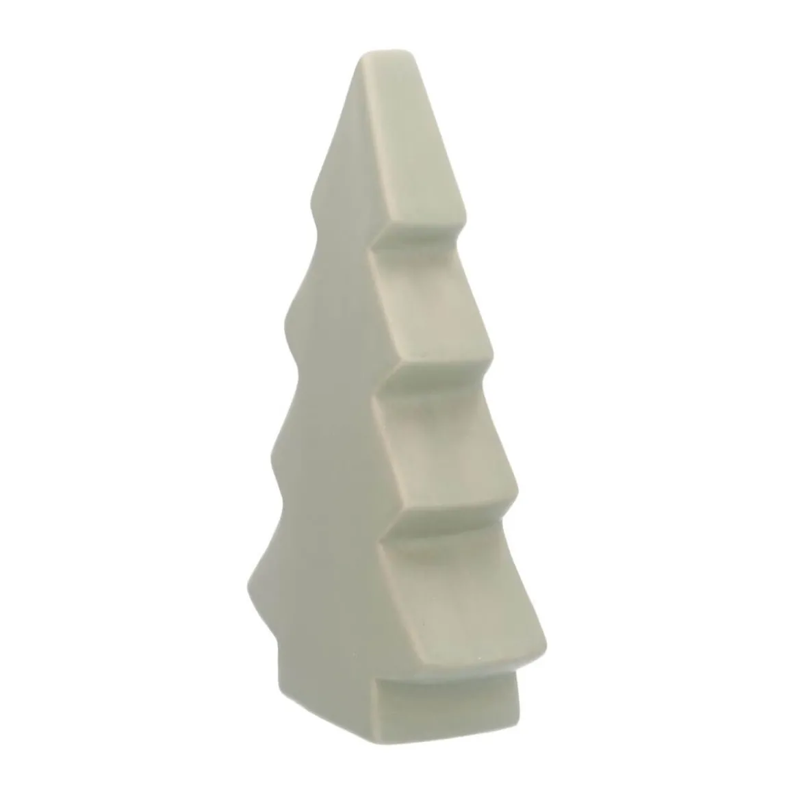 Standing Porcelain Christmas Tree | 16.5 Cm | Matte Green