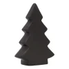 Standing Porcelain Christmas Tree | 16.5 Cm | Matte Black