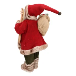 Standing Santa Claus | Bordeaux-green | 45cm/18in | Cloth