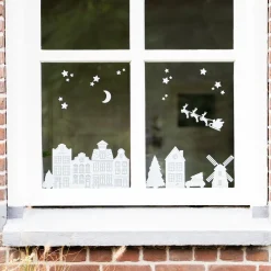 Static White Window Stickers (sheet)