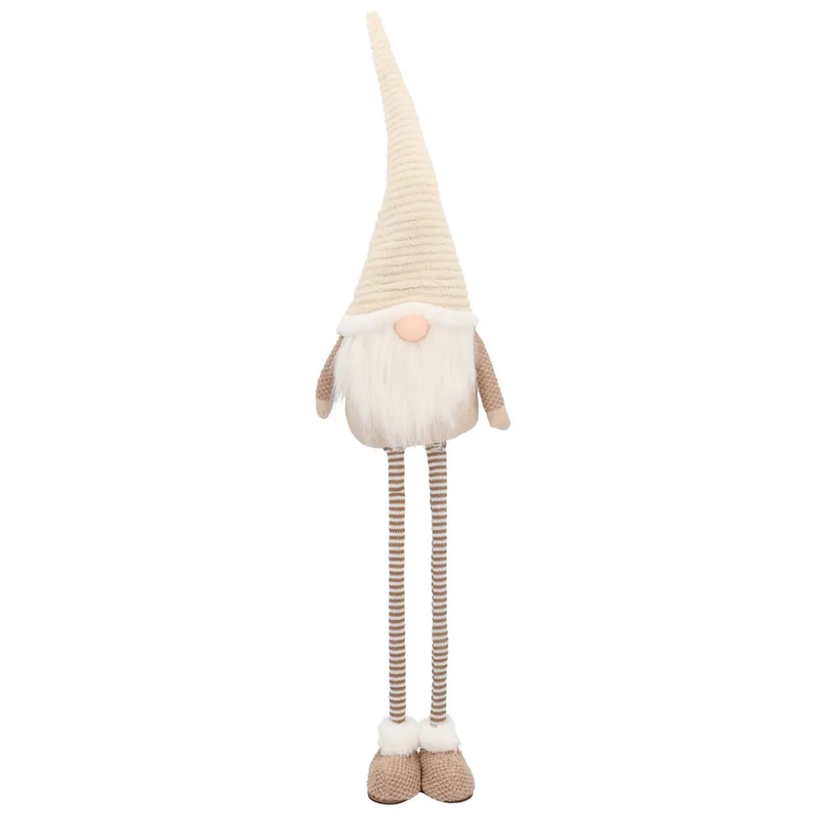 Stylish Beige Gnome With Extendable Legs