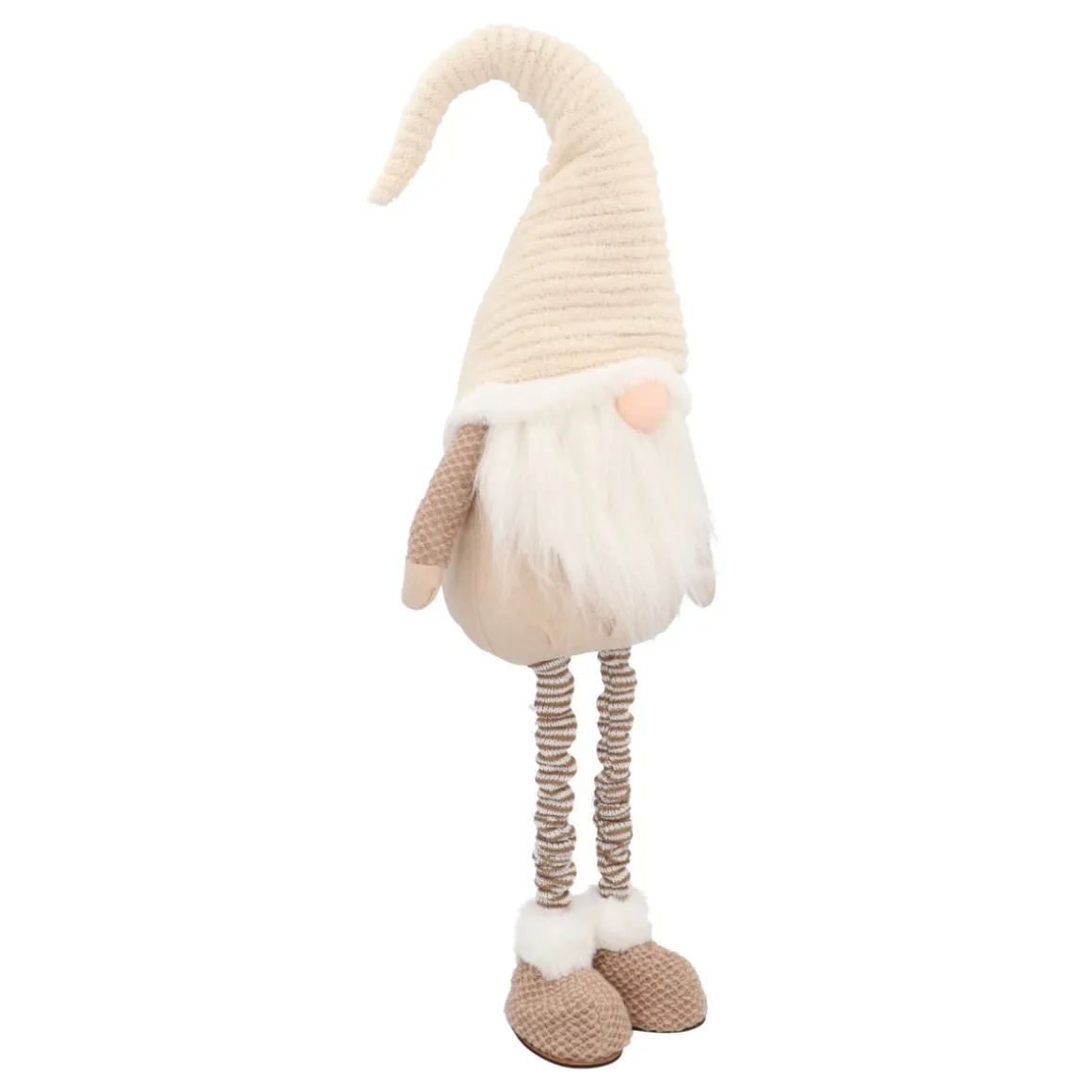 Stylish Beige Gnome With Extendable Legs