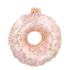 Stylish Donut Ornament With Gold Beads