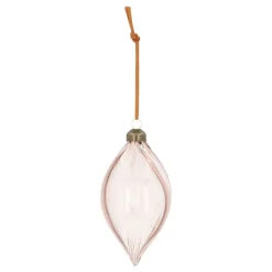 Taupe Christmas Icicle With Elegant Swirls
