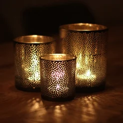 Tealight Arv 8cm Black