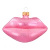 Trendy Pink Lips Ornament