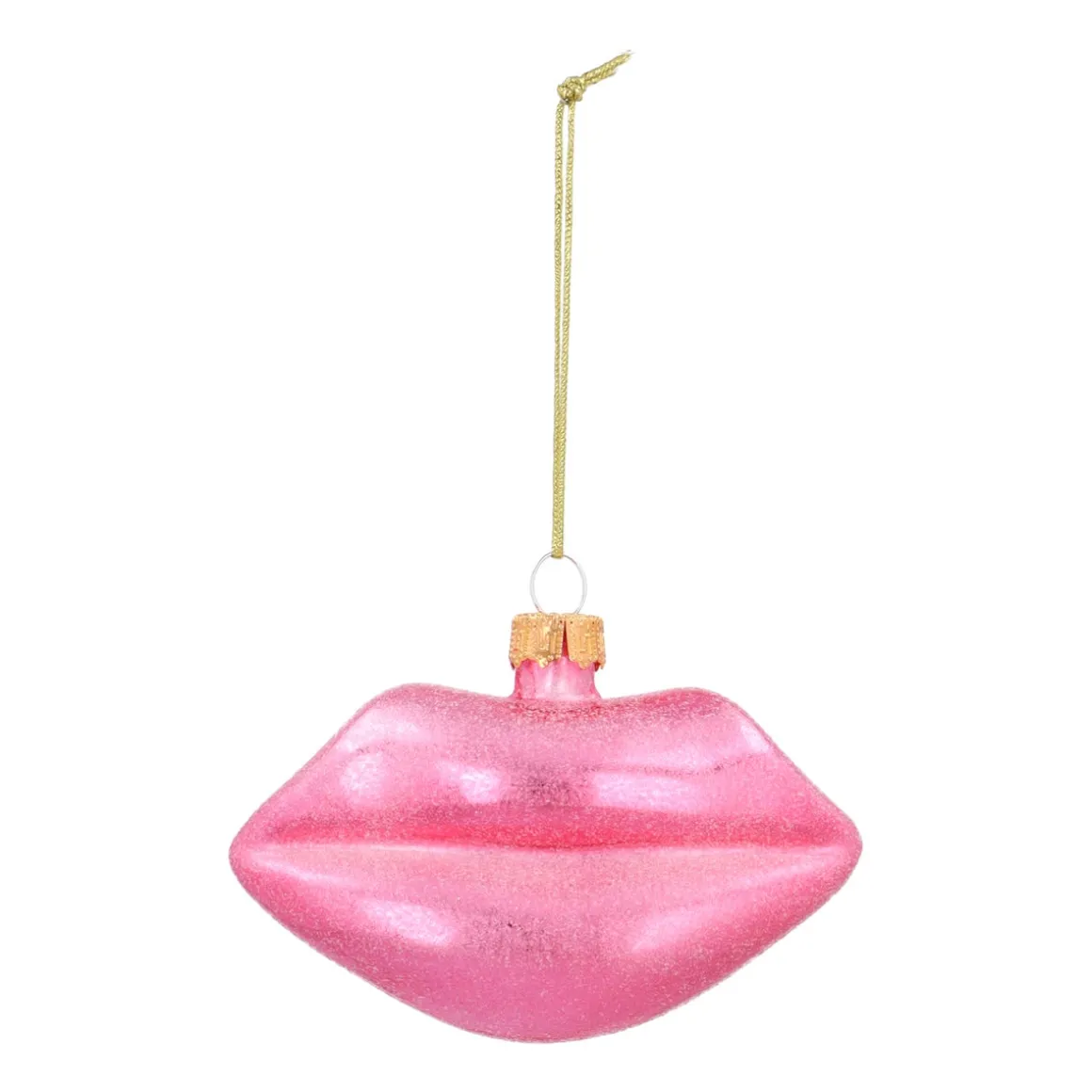 Trendy Pink Lips Ornament