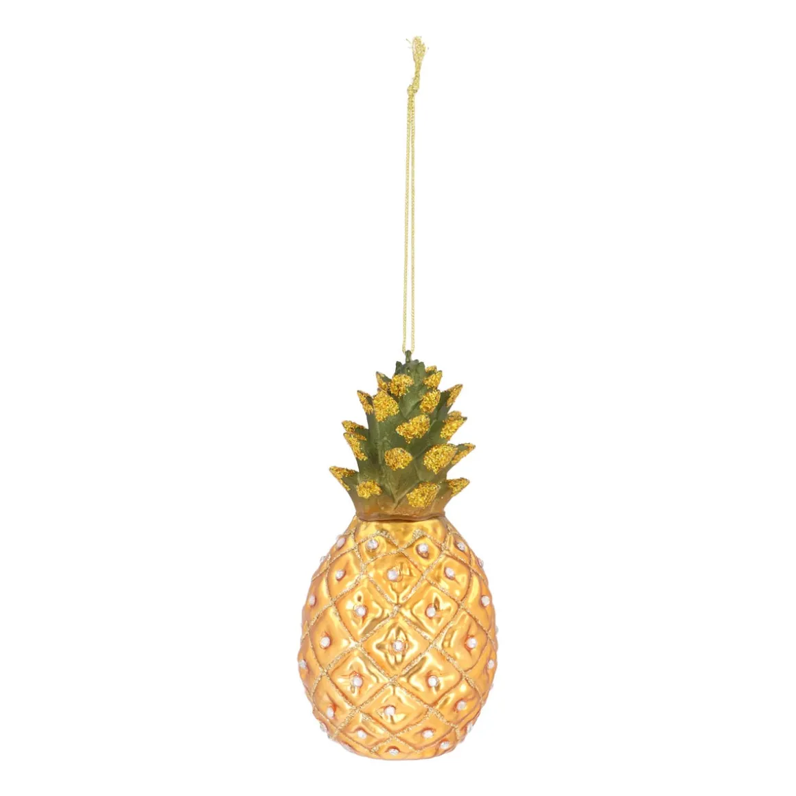 Tropical Pineapple Ornament With Luxurious Details