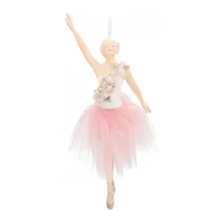Unique Christmas Hanger Ballerina With Tutu 18cm White