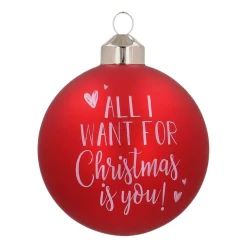Unique Glass Christmas Bauble