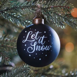 Unique Glass Christmas Bauble 