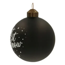 Unique Glass Christmas Bauble 