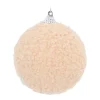 Warm Beige Teddy Christmas Bauble
