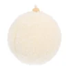 Warm White Teddy Christmas Bauble